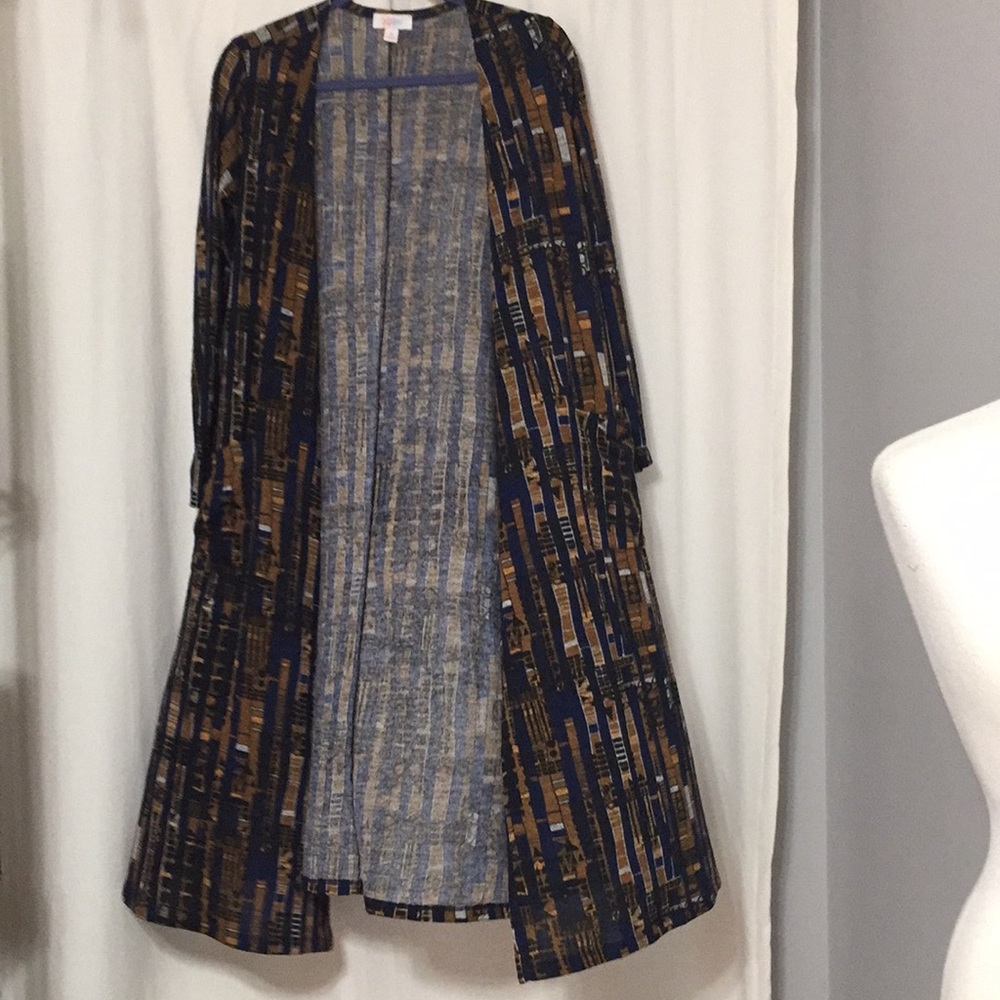 S blue abstract LuLaRoe Sarah